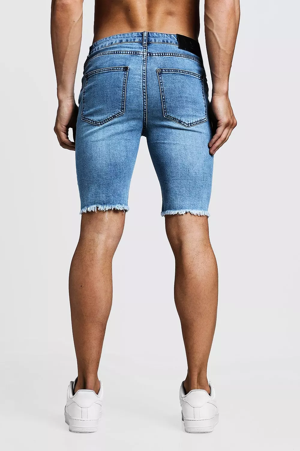 Skinny store long shorts